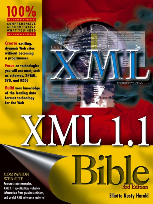 Title details for XML 1.1 Bible by Elliotte Rusty Harold - Available